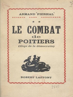 cover image of Science sans conscience (2). Le combat de Poitiers